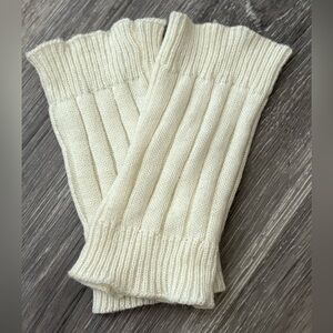 🧦 Cream Knit Boot Toppers | Ribbed Boot Cuffs | Cozy Winter Accessory 🤍